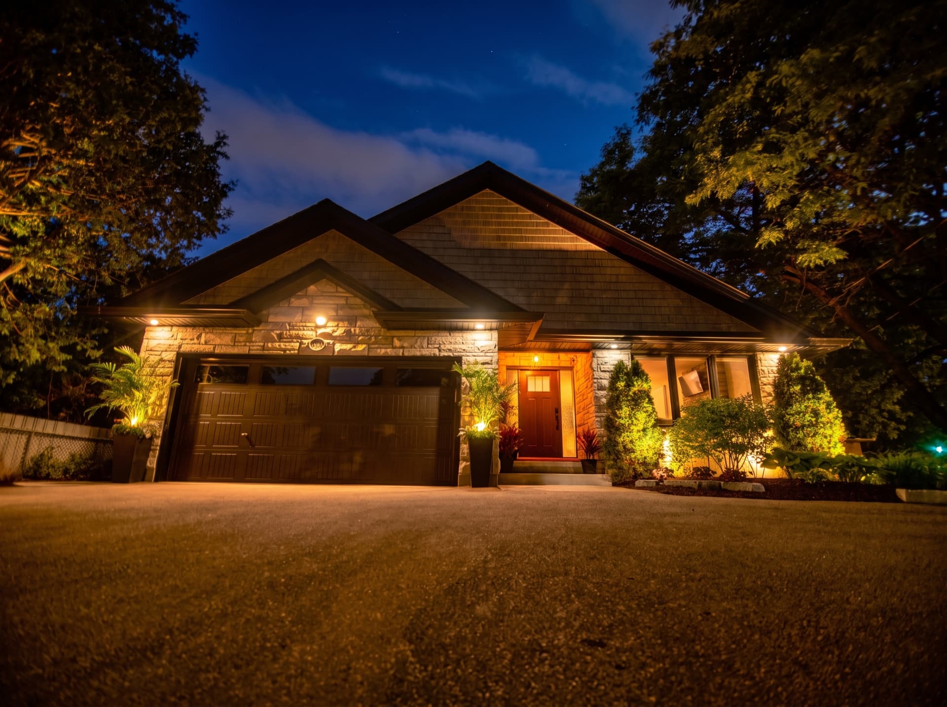 Westmount Road Project - Evening Facade & Entry