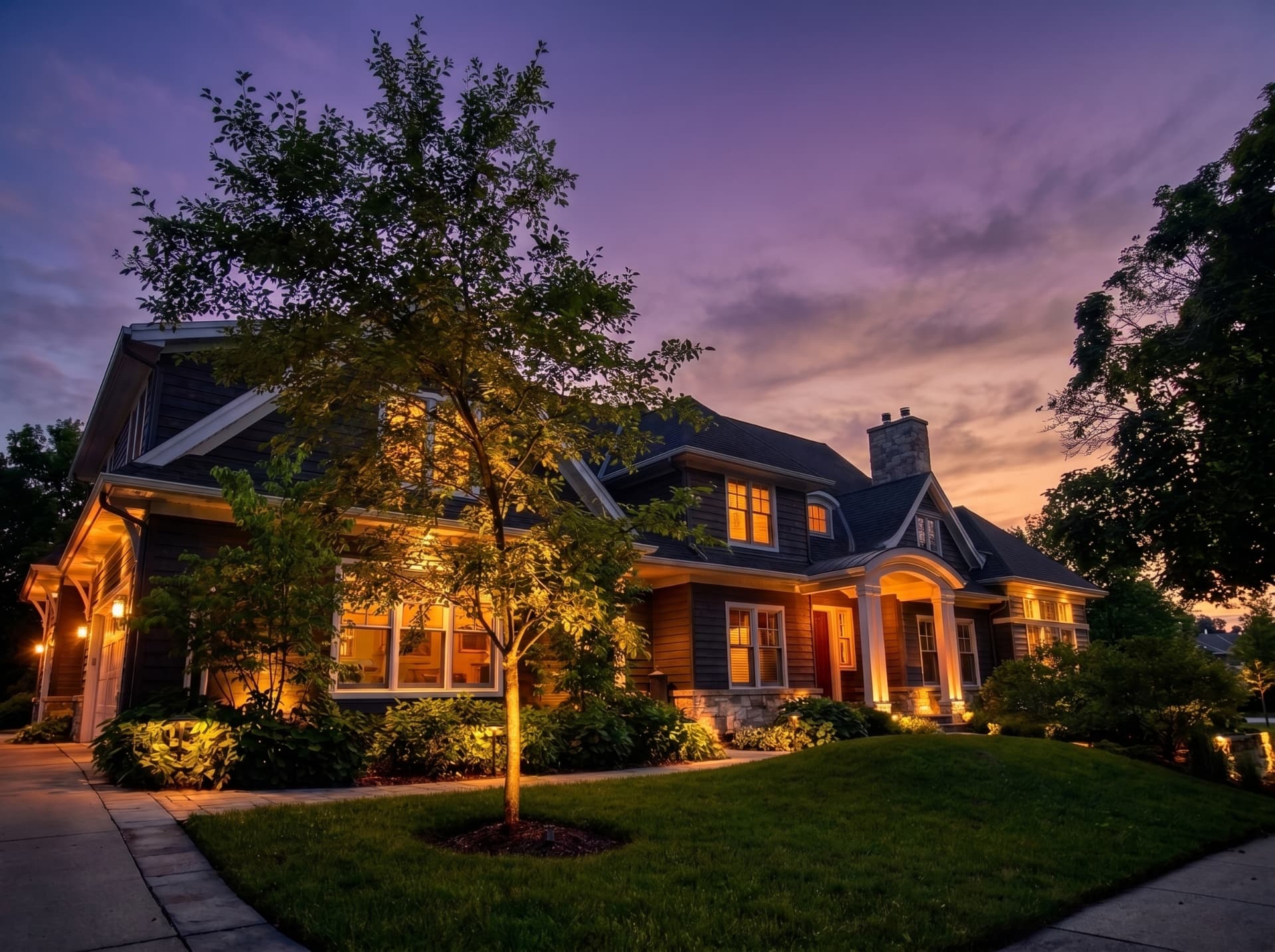 Night transformed architectural lighting design